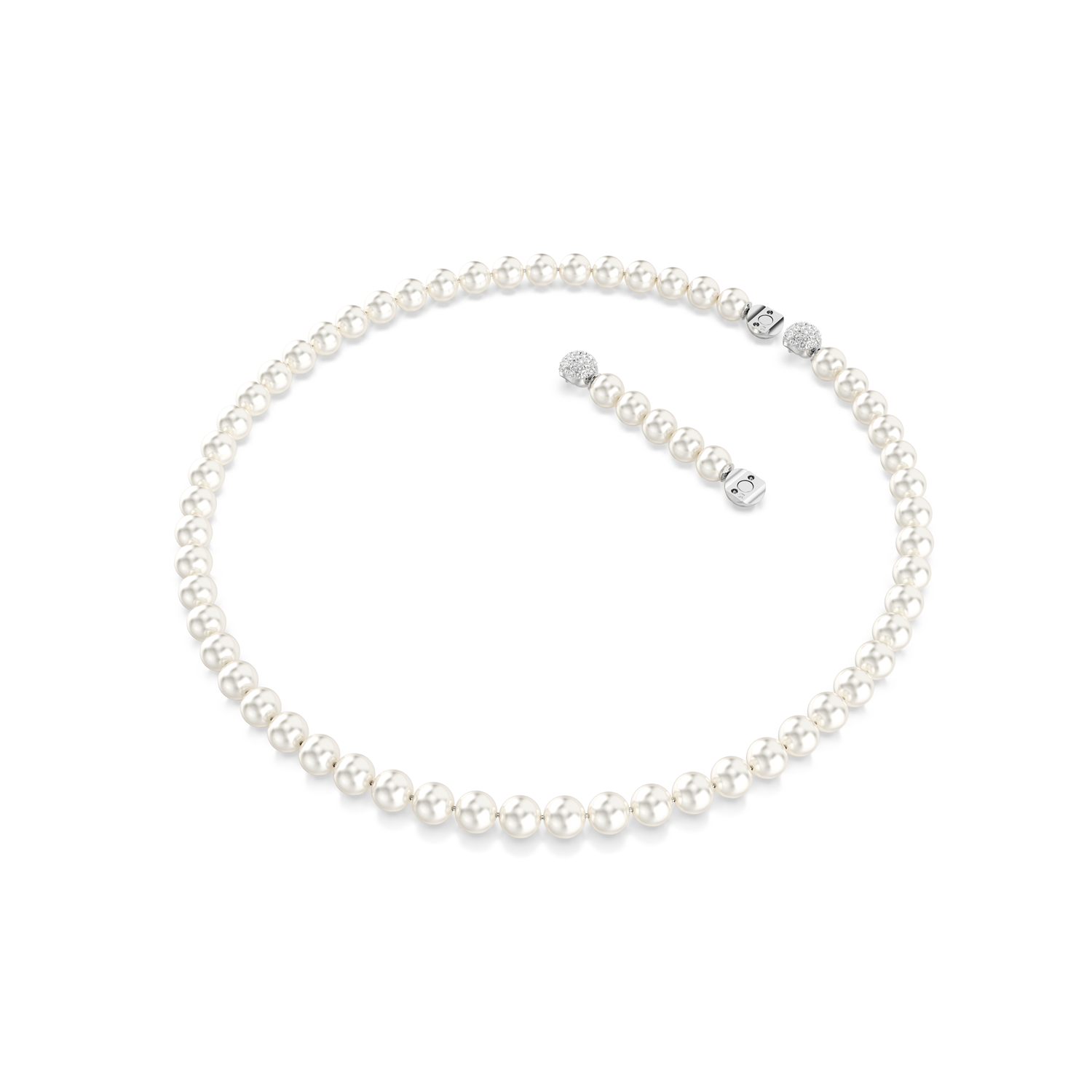 Matrix Silver pearls Necklace 5747746