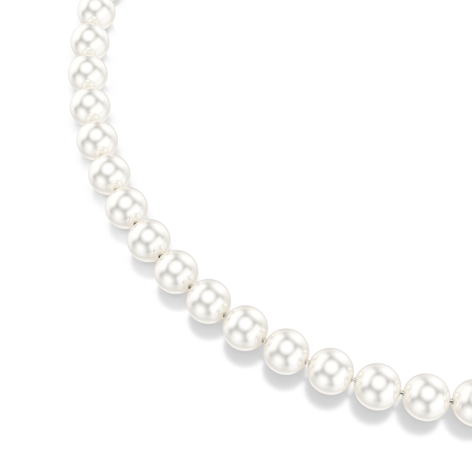 Matrix Silver pearls Necklace 5747746