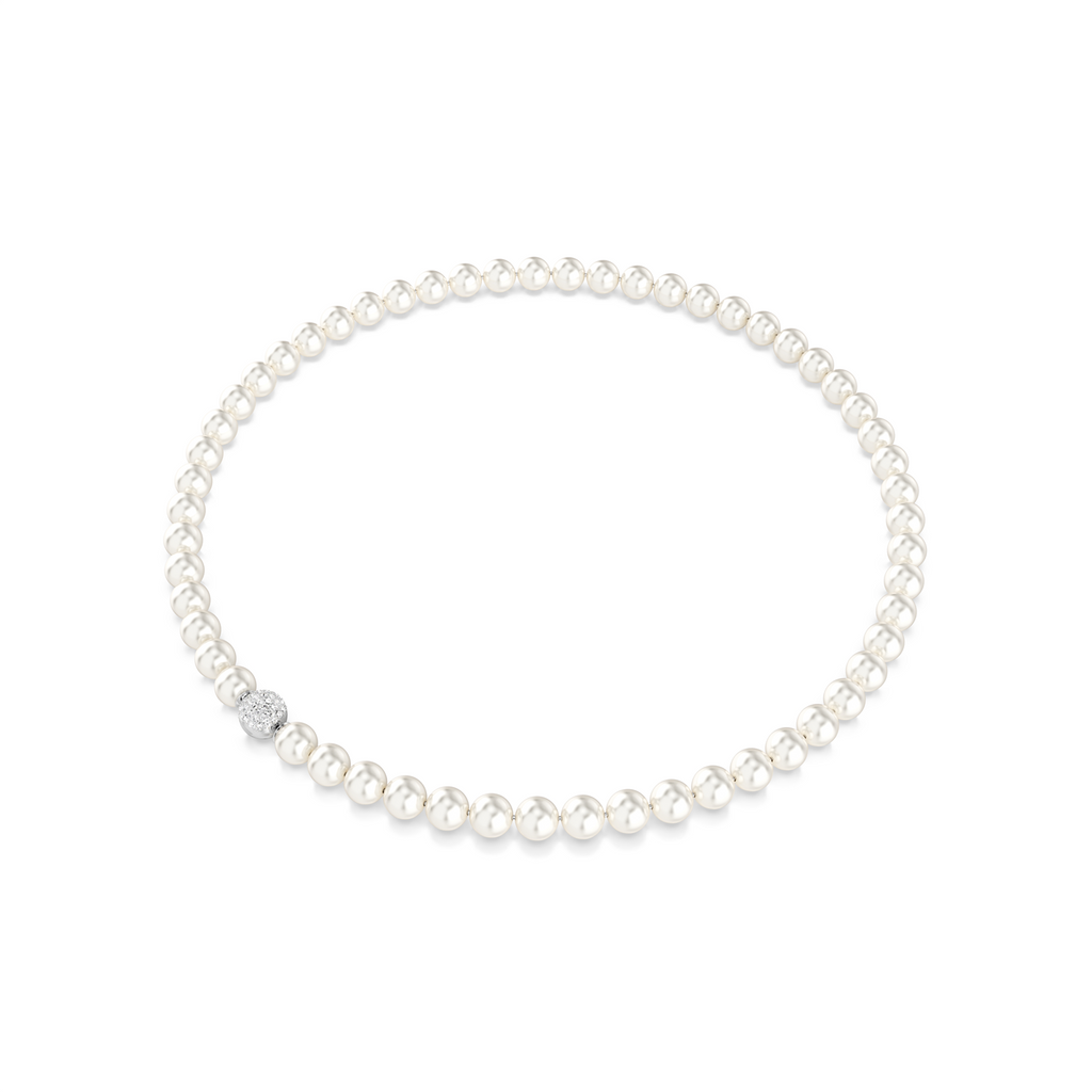 Matrix Silver pearls Necklace 5747746