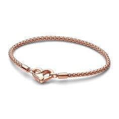 Studded chain 14k rose gold-plated brace 582731C00-21