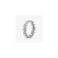 Pandora logo sterling silver and 14k rose gold-plated bracelet with clear cubic zirconia 582741C01-20 (High Resolution)