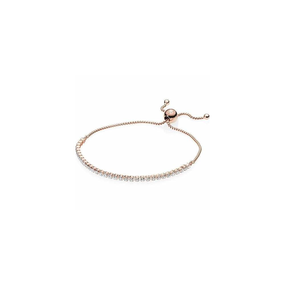 PANDORA Rose Sparkling Strand Bracelet w 589375C01-2 (High Resolution)