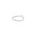 Heart sterling silver tennis bracelet with clear c 590041C01-18 (High Resolution)