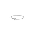 Moments Silver Bangle with Spherical Pandora Clasp 590713-19 (High Resolution)