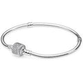 MOMENTS Pave Silver Bracelet w CZ 590723CZ-16