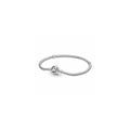 Snake chain sterling silver bracelet wit 590784C00-16 (High Resolution)