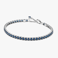Sterling silver tennis bracelet with roy 591469C02-18 (High Resolution)