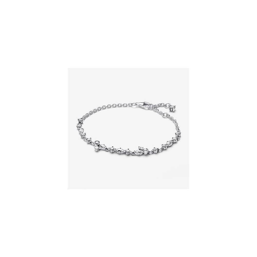 Sparkling Herbarium Cluster Chain Bracel 592631C01-18 (High Resolution)
