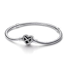 Pandora Moments Sparkling Infinity Heart Clasp Sna 592645C01-17