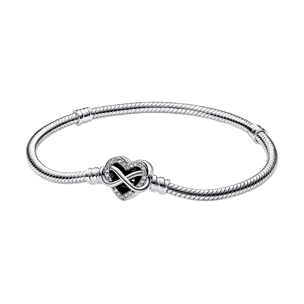 Pandora Moments Sparkling Infinity Heart Clasp Sna 592645C01-17