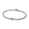 Pandora logo sterling silver bracelet with clear cubic zirconia 592777C01-16