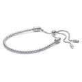 Studded chain sterling silver sliding br 593090C00-2