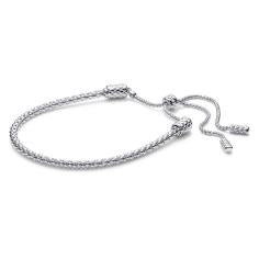 Studded chain sterling silver sliding br 593090C00-2