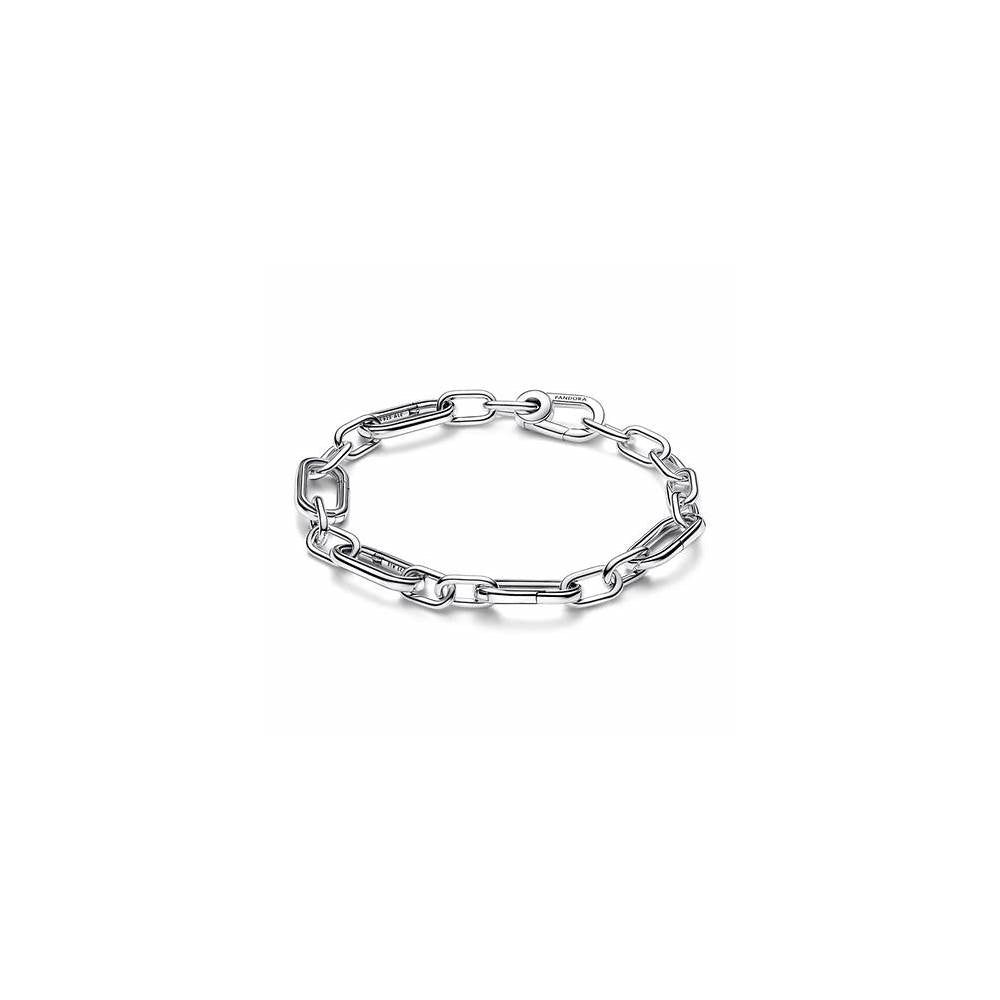 Sterling silver link bracelet with 5 ope 593363C00-2 (High Resolution)