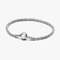 Twisted snake chain sterling silver brac 593757C00-19 (High Resolution)