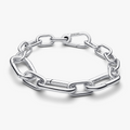 Sterling silver link bracelet with 3 lar 593854C00-4 (High Resolution)
