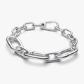 Sterling silver link bracelet with 3 lar 593854C00-3 (High Resolution)