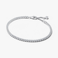 Sterling silver tennis bracelet with clear cubic zirconia 593927C01-16 (High Resolution)