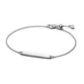Engravable sterling silver bar bracelet 594010C01-20