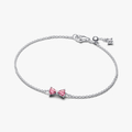Bow sterling silver bracelet with fancy 594234C01-20 (High Resolution)