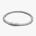Cuban Chain Sterling Silver Bracelet (High Resolution)
