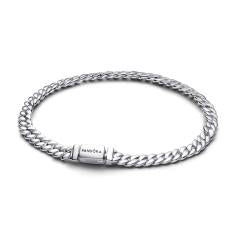 Cuban Chain Sterling Silver Bracelet