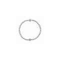 Beads & Pave Silver Bracelet w Clear CZ 598342CZ-17 (High Resolution)