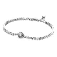 Sparkling Tennis Shining Circle Silver B 599416C01-18