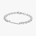 Sterling silver link bracelet with engra 599523C00-18 (High Resolution)