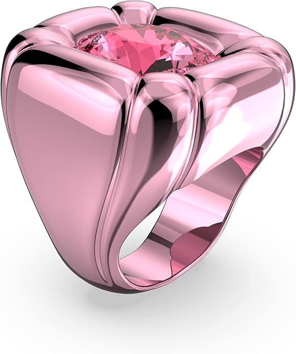 Ladies Dulcis Cocktail Ring Pink Size 55 5601579