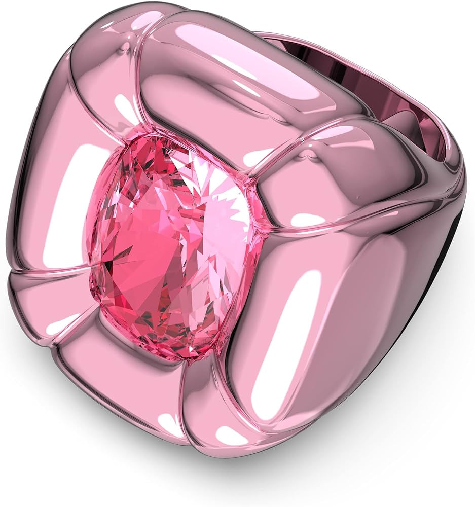 Ladies Dulcis Cocktail Ring Pink Size 55 5601579