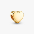 Engravable heart 14k gold-plated charm 762015C00 (High Resolution)