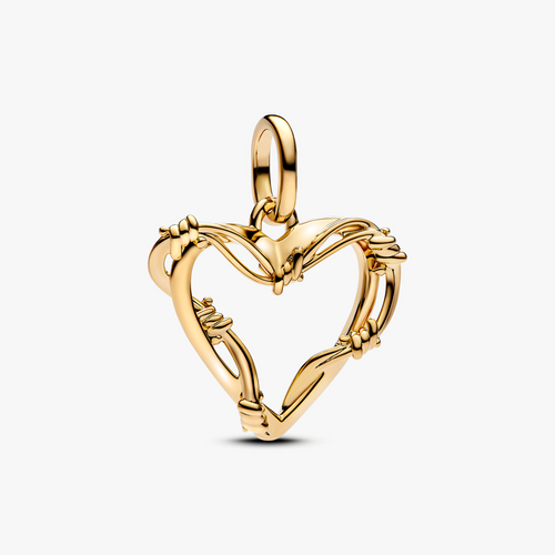 Barb wire 14k gold-plated medallion 762526C00 (High Resolution)