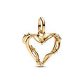 Barb wire 14k gold-plated medallion 762526C00
