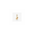 Love envelope 14k gold-plated dangle with red cubic zirconia 762606C01 (High Resolution)