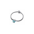 Butterfly with moveable wings sterling silver and 14k gold-plated dangle with 0.009 ct TW GHI SI1+ round brilliant cut lab created diamond a 763082C01 (High Resolution)