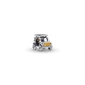 Car sterling silver and 14k gold-plated charm with clear cubic zirconia 763330C01 (High Resolution)