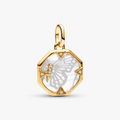 Butterfly 14k gold-plated medallion with 763366C01 (High Resolution)