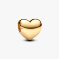 Engravable medium heart 14k gold-plated charm 763439C00 (High Resolution)