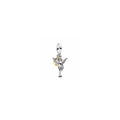 Cupid sterling silver and 14k gold-plated dangle 763663C00 (High Resolution)