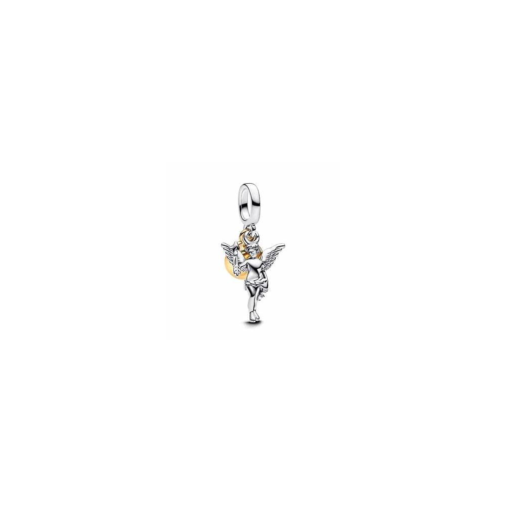 Cupid sterling silver and 14k gold-plated dangle 763663C00 (High Resolution)