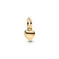 Asymmetrical heart 14k gold-plated mini dangle 763691C00