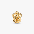 Infinity knot 14k gold-plated charm 763755C00 (High Resolution)