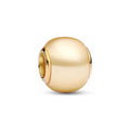 14k Gold-plated charm with yellow lacquered artificial pearl 763781C01 (High Resolution)