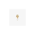 Bonus mom 14k gold-plated dangle with white treated freshwater cultured pearl and black enamel 763784C01 (High Resolution)
