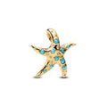 Pandora Gold PLate Starfish Pendant