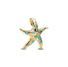 Pandora Gold PLate Starfish Pendant