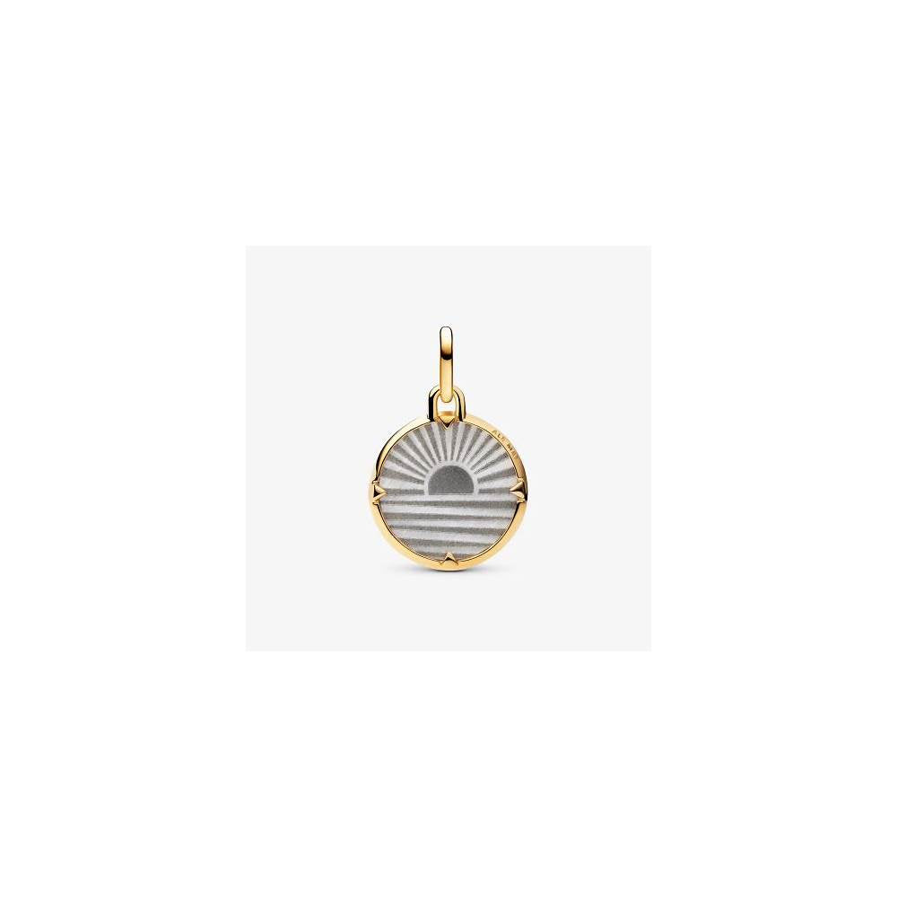 Sunrise 14k gold-plated medallion with w 763859C01 (High Resolution)