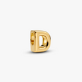 Letter D 14k gold-plated charm 763950C00 (High Resolution)