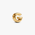 Letter G 14k gold-plated charm 763953C00 (High Resolution)